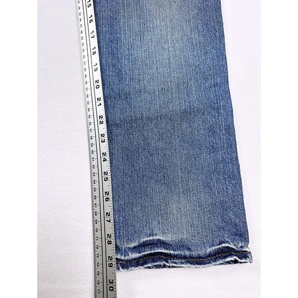 TOMMY HILFIGER Jeans Womens Slouch Boyfriend Non Stretch Light Stone Wash Size 4 - Picture 4 of 11